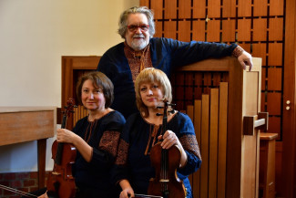Die Musiker*innen des Kiever Orgeltrios